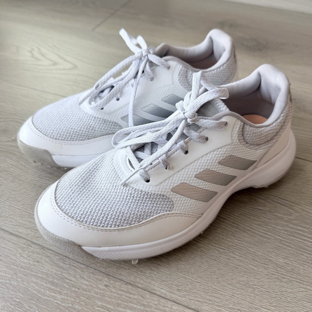 Adidas Tech Response 2.0 Women's Golf Shoes White Silver Size 35.5